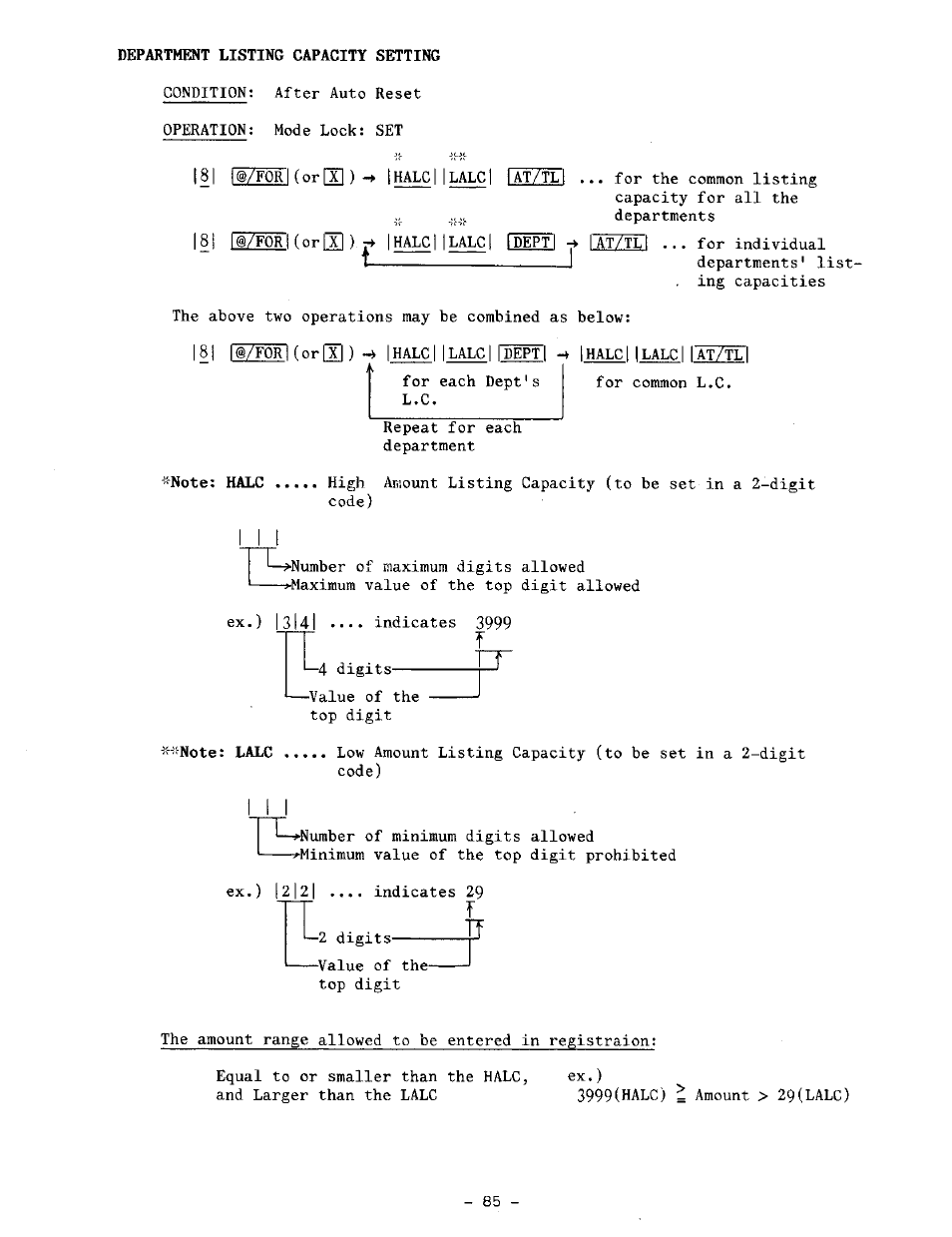 Toshiba TEC MA-1100-100 SERIES User Manual | Page 89 / 136