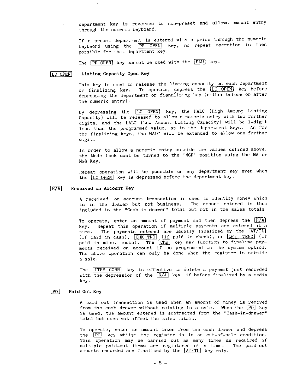 Toshiba MA-191 User Manual | Page 18 / 72