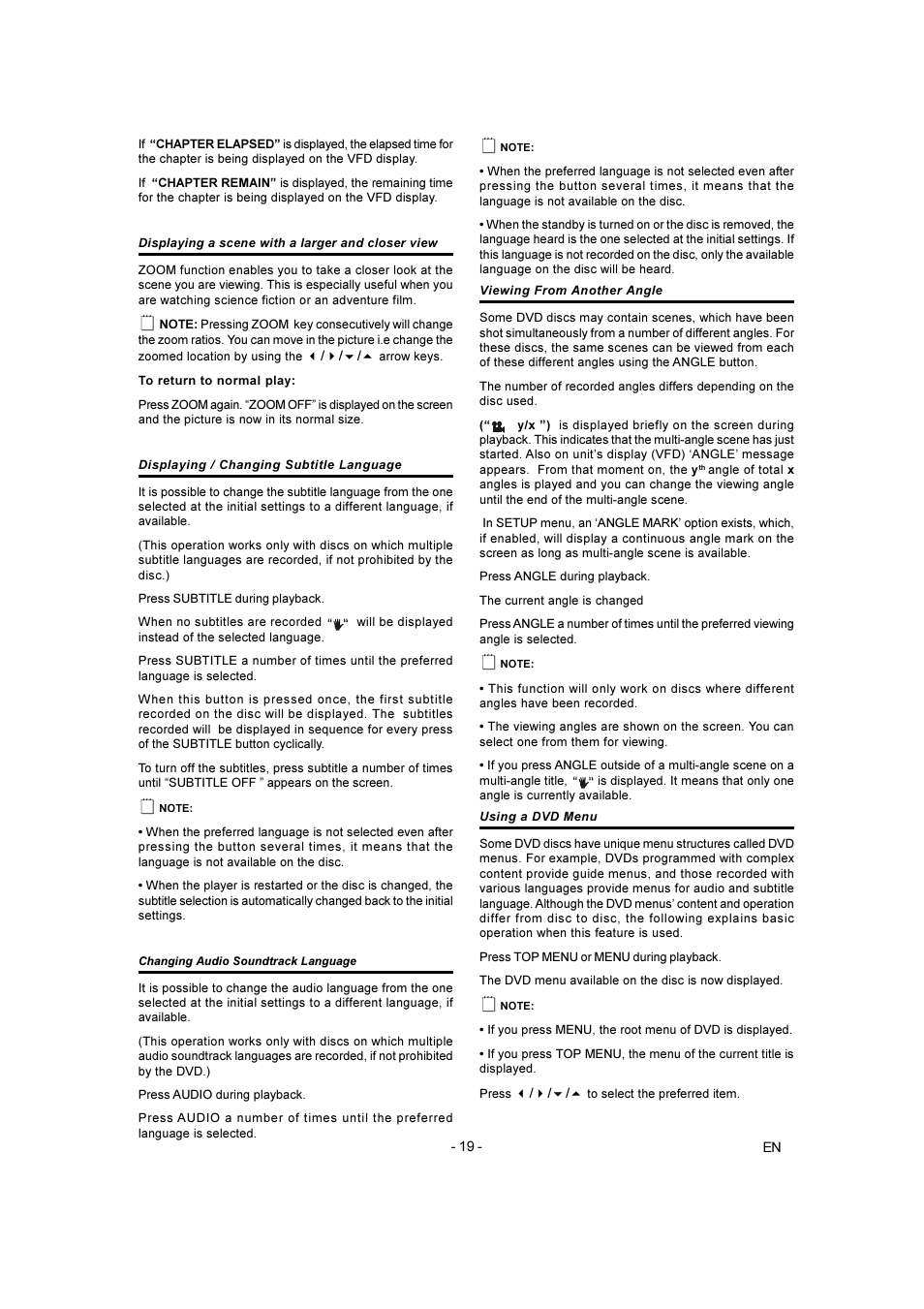 Toshiba SD-250E-S-TE User Manual | Page 19 / 35