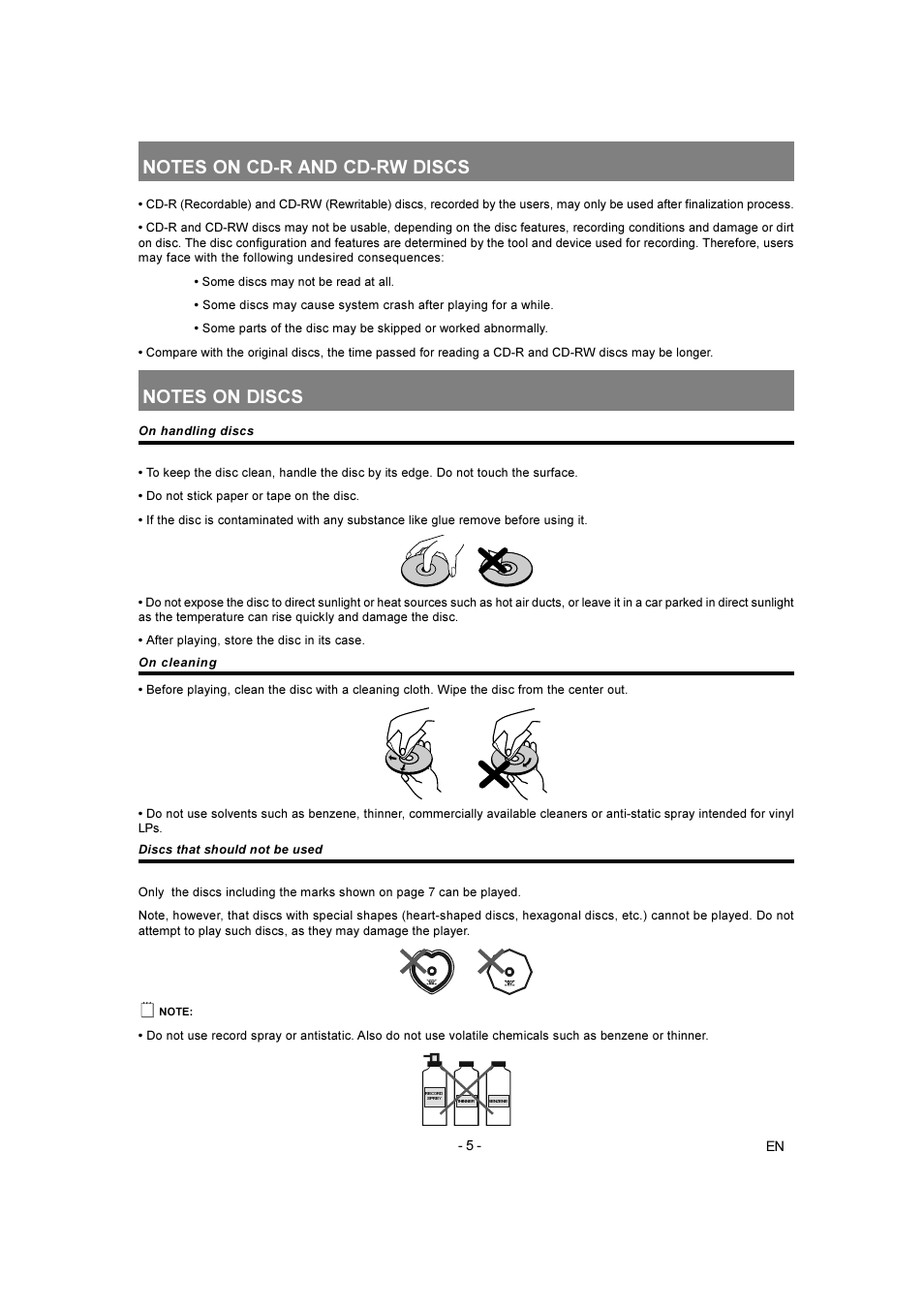 Toshiba SD-250E-S-TE User Manual | Page 5 / 35