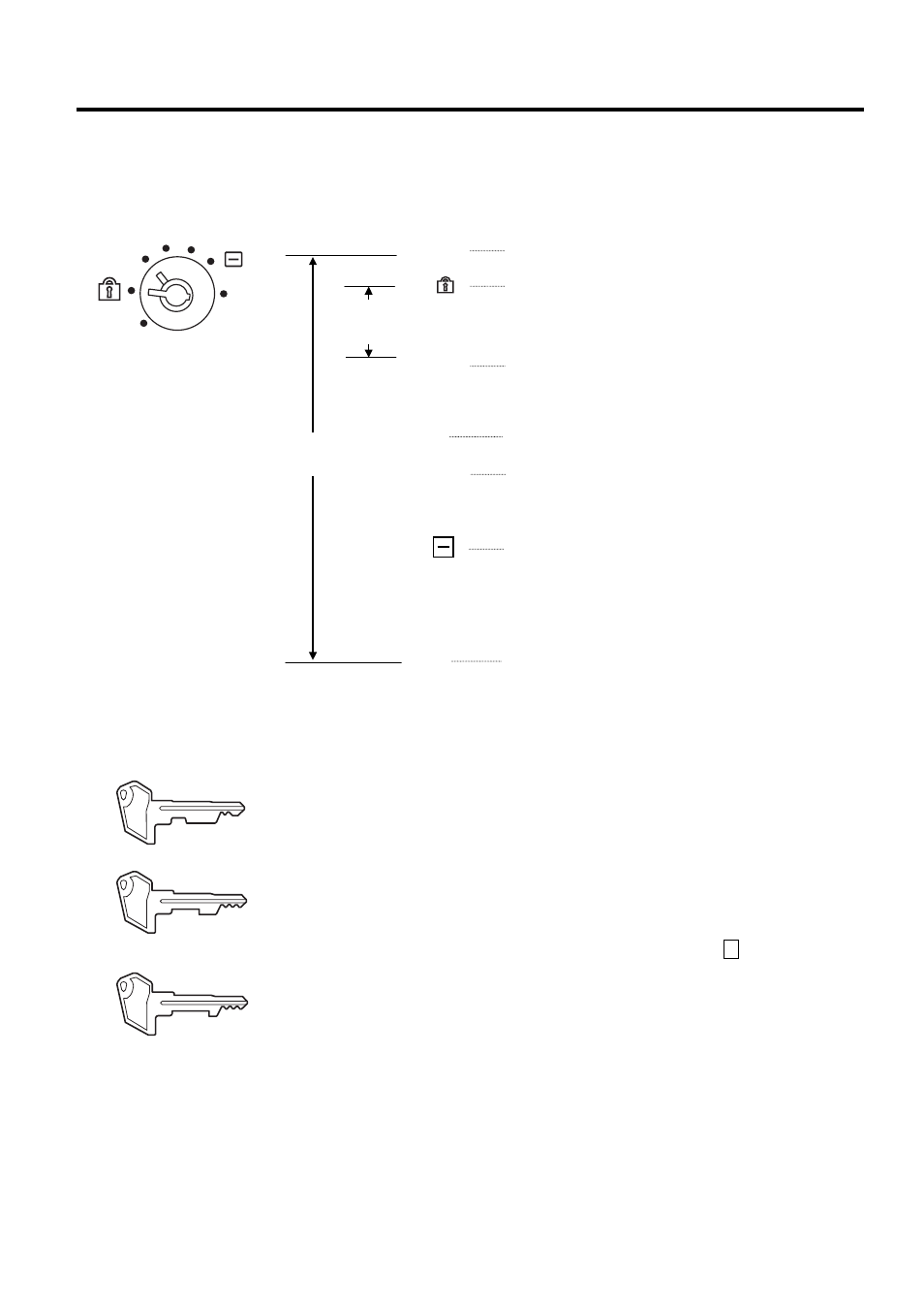Mode lock and mode selector keys, Mode lock, Mode selector keys | 1 mode lock, 2 mode selector keys | Toshiba MA-1595-1 Series User Manual | Page 11 / 218