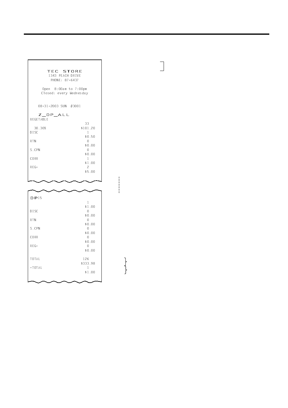 All department read or reset (daily or gt) | Toshiba MA-1595-1 Series User Manual | Page 112 / 218