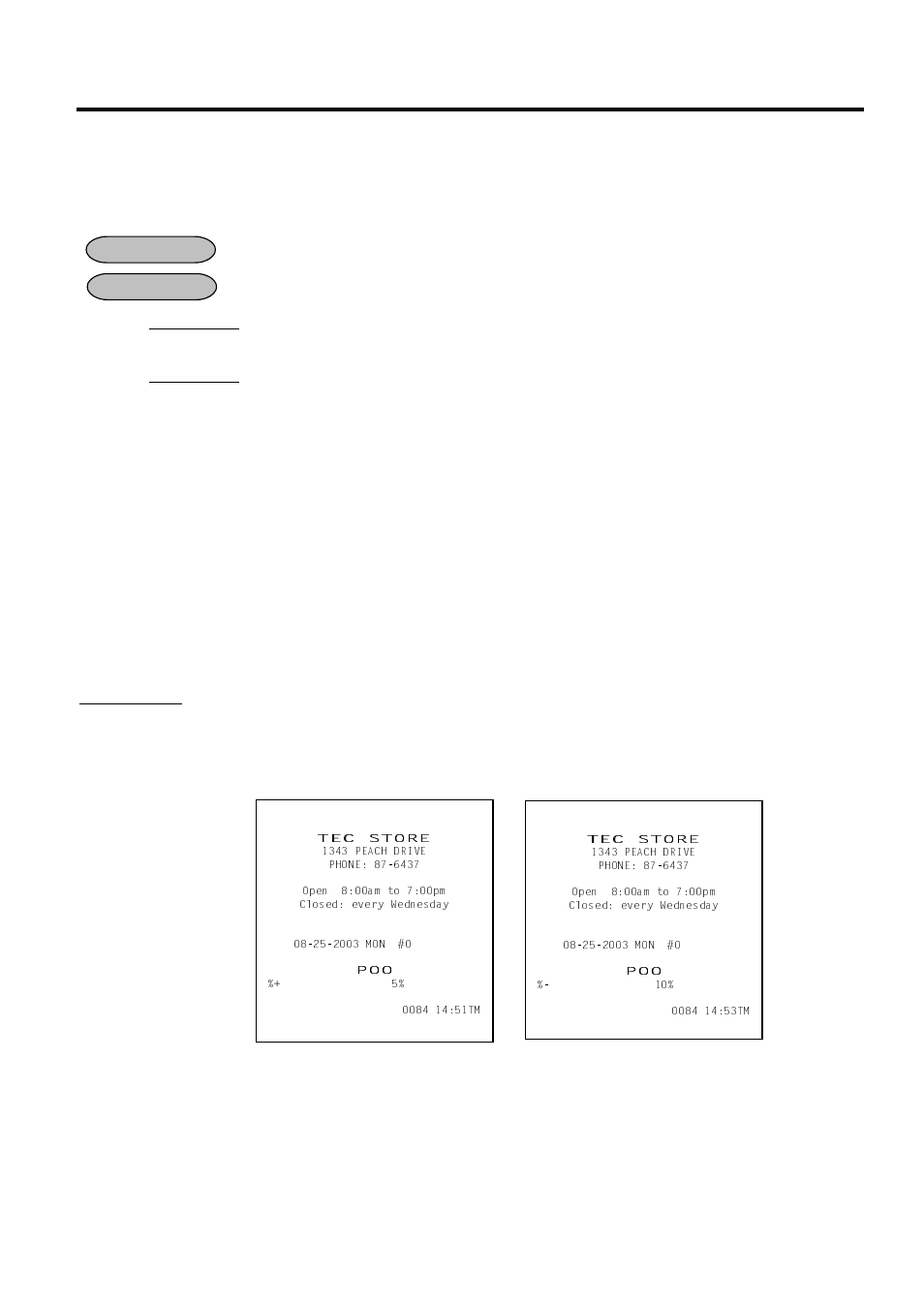 And %- preset rate setting, 20 %+ and %- preset rate setting | Toshiba MA-1595-1 Series User Manual | Page 158 / 218