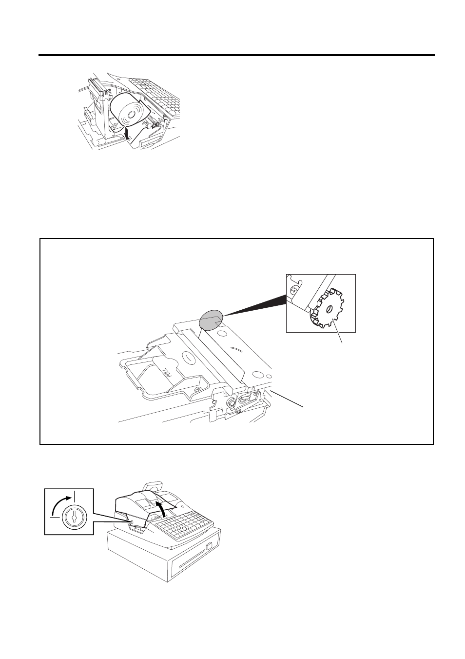 Installing/replacing the receipt/journal roll, 1 installing/replacing the receipt/journal roll, Installing/replacing the receipt roll | Toshiba MA-1595-1 Series User Manual | Page 17 / 218