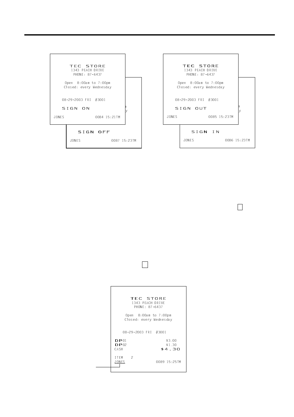 Cashier key method ([clk] keys), 2 cashier key method ([clk] keys) | Toshiba MA-1595-1 Series User Manual | Page 23 / 218