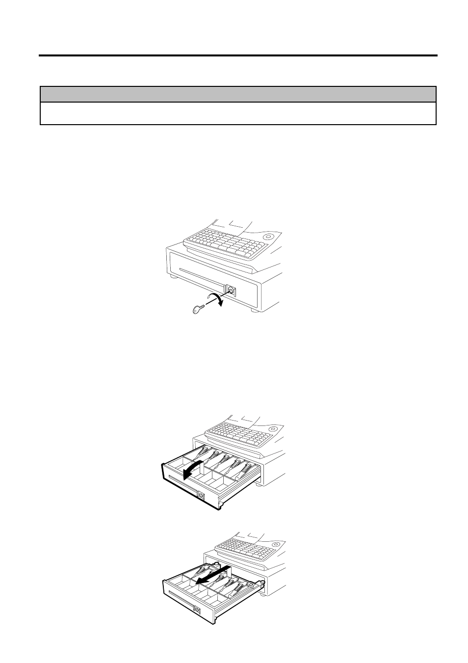 Manual drawer release and lock, Removing the drawer, 4 manual drawer release and lock | 5 removing the drawer | Toshiba MA-1595-1 Series User Manual | Page 84 / 218