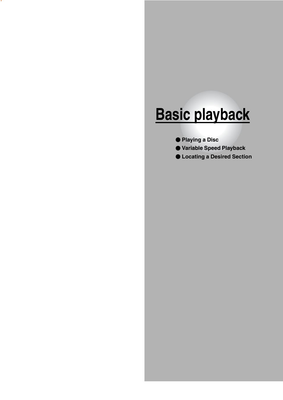 Basic playback | Toshiba SD-240ESE User Manual | Page 23 / 61