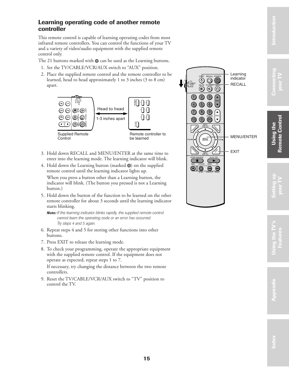 15 ref er ence | Toshiba CN36Z71 User Manual | Page 15 / 47