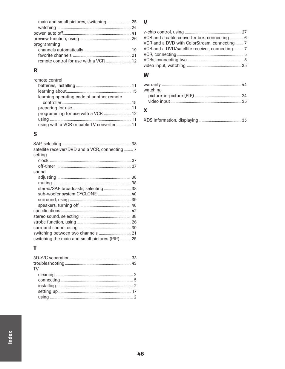 Toshiba CN36Z71 User Manual | Page 46 / 47