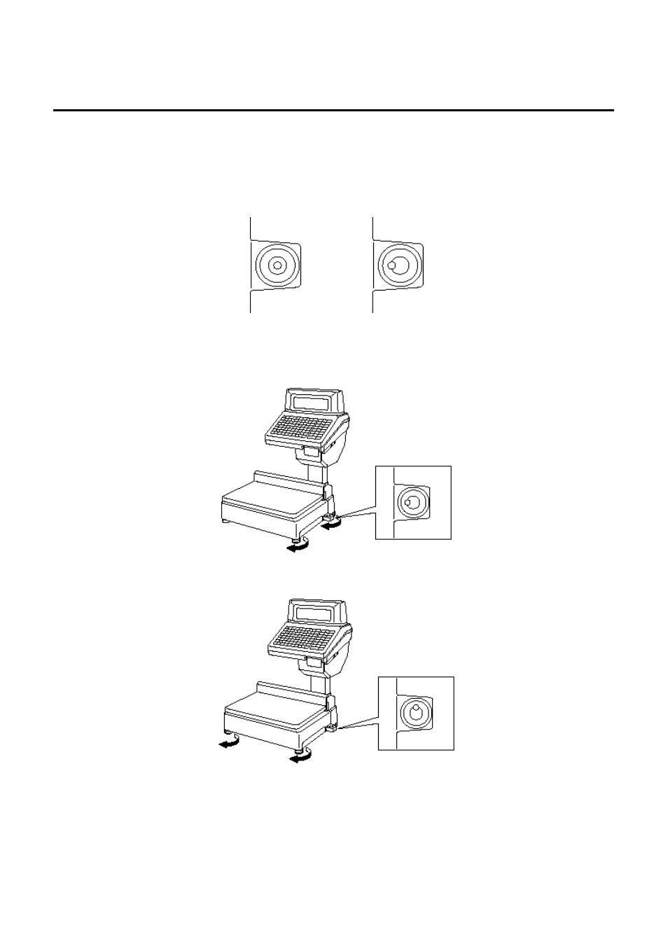 Level adjustment | Toshiba TEC SL-9000N-FFR-QR User Manual | Page 21 / 96