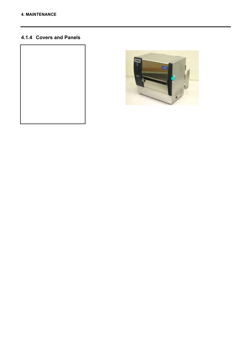 4 covers and panels | Toshiba EO1-33057 User Manual | Page 104 / 139