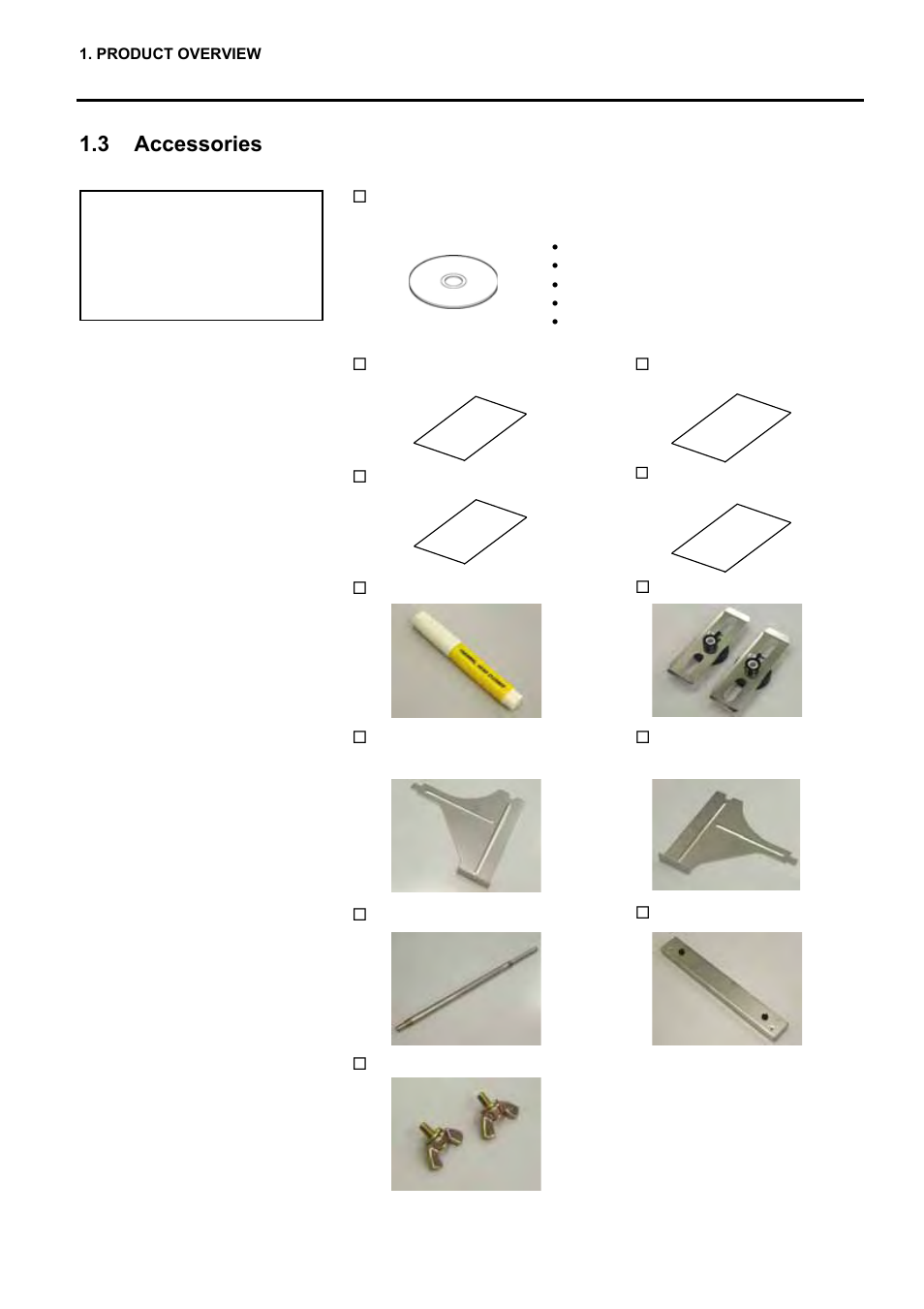 3 accessories | Toshiba EO1-33057 User Manual | Page 11 / 139