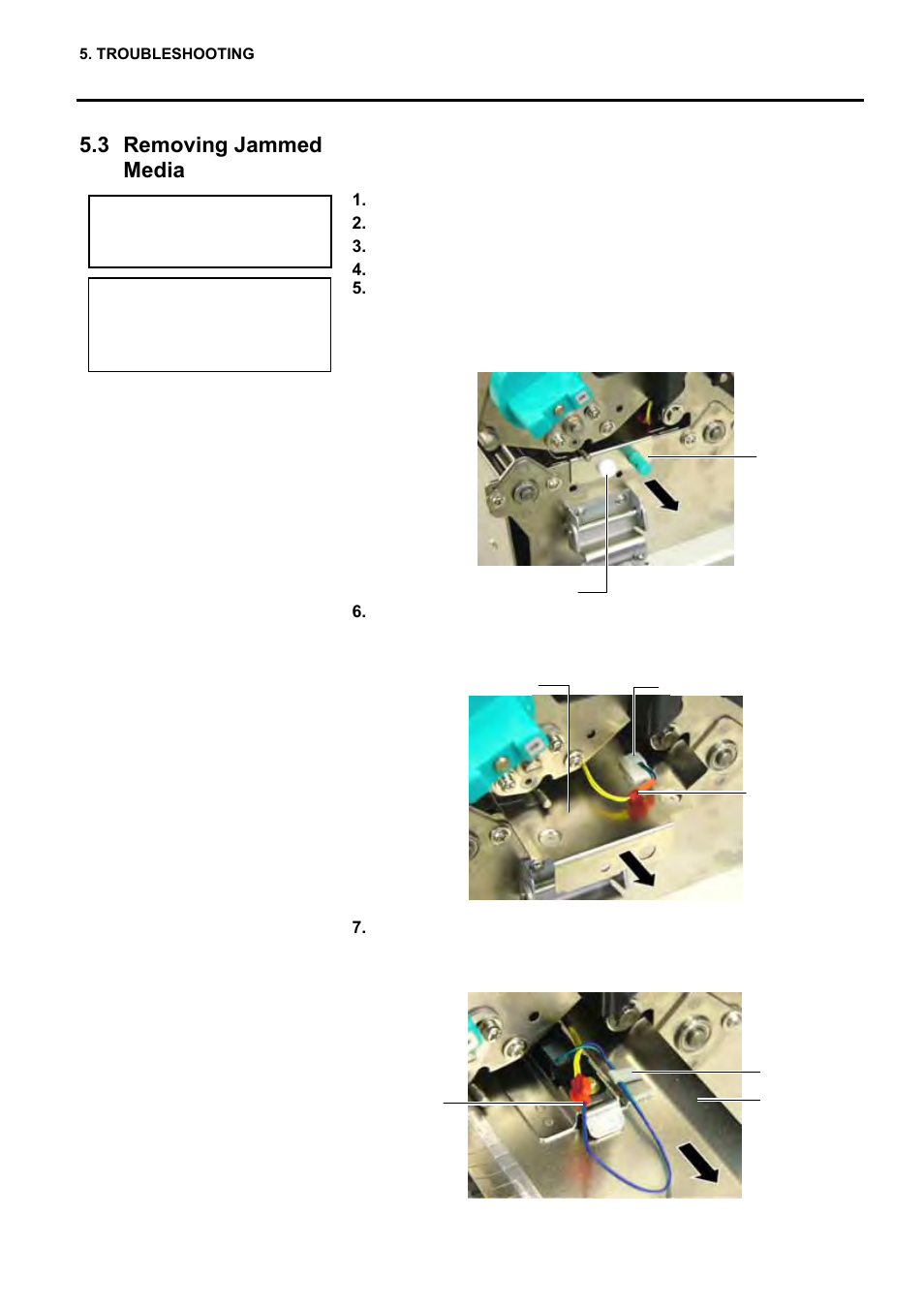 3 removing jammed media | Toshiba EO1-33057 User Manual | Page 112 / 139