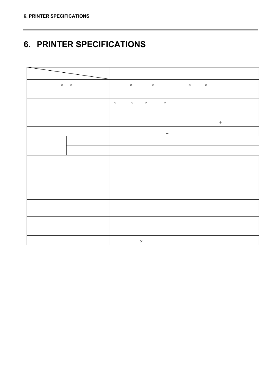 Printer specifications | Toshiba EO1-33057 User Manual | Page 114 / 139