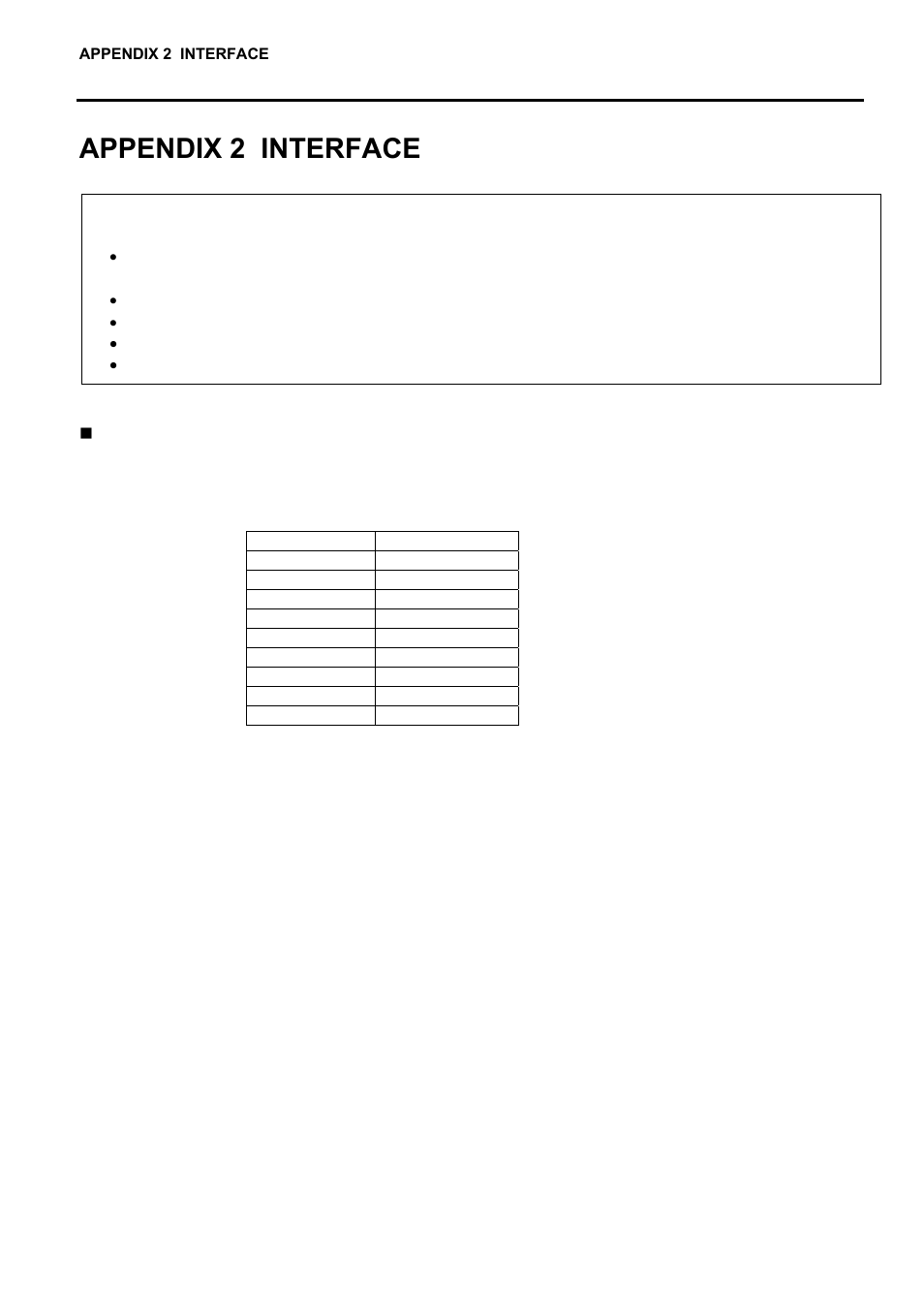 Appendix 2 interface | Toshiba EO1-33057 User Manual | Page 124 / 139