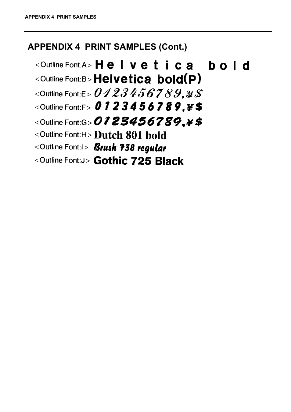 Appendix 4 print samples (cont.) | Toshiba EO1-33057 User Manual | Page 132 / 139