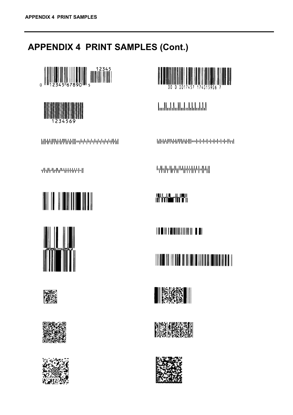 Appendix 4 print samples (cont.) | Toshiba EO1-33057 User Manual | Page 134 / 139