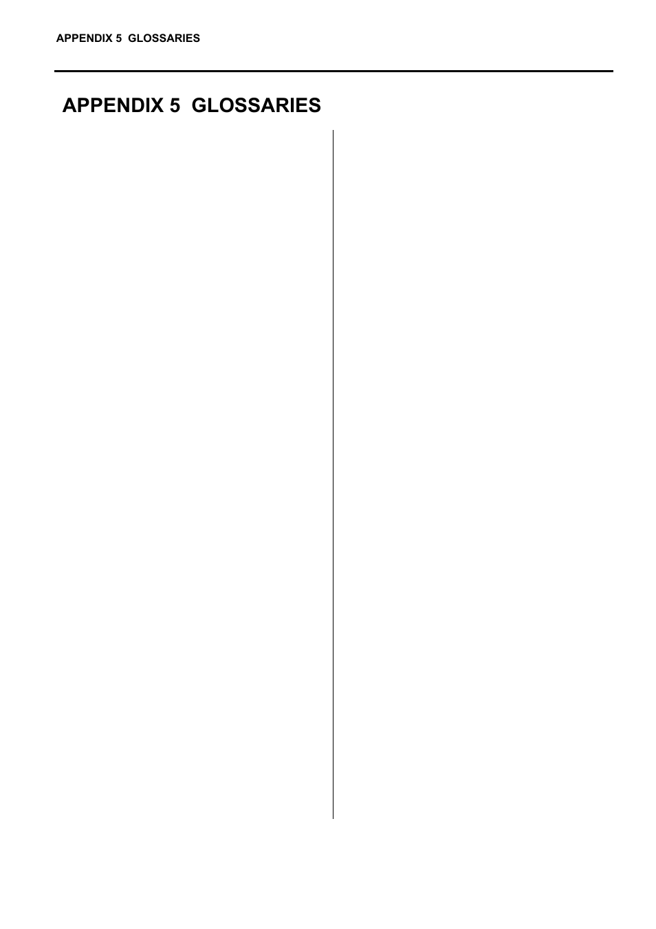 Appendix 5 glossaries | Toshiba EO1-33057 User Manual | Page 135 / 139
