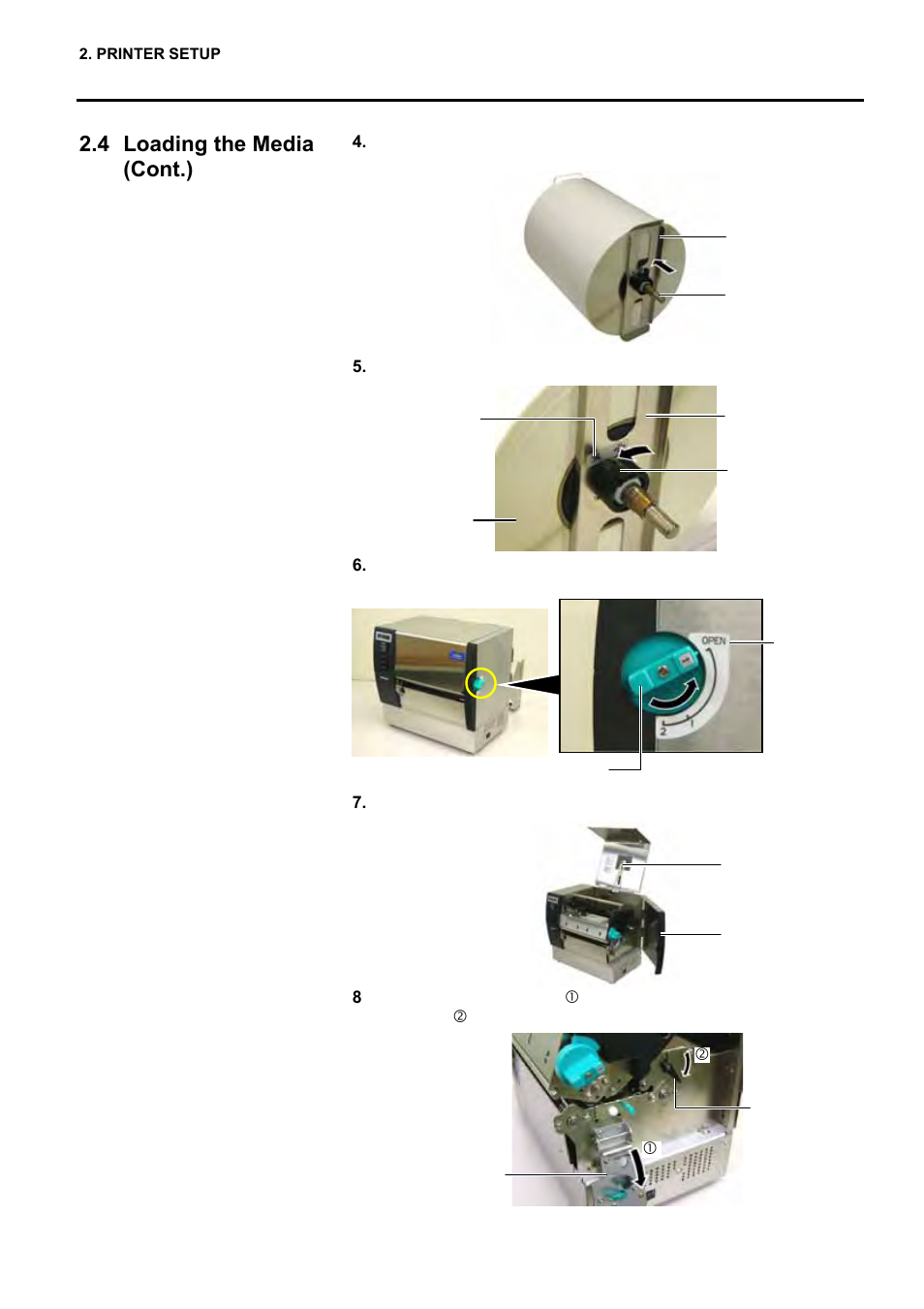 4 loading the media (cont.) | Toshiba EO1-33057 User Manual | Page 19 / 139