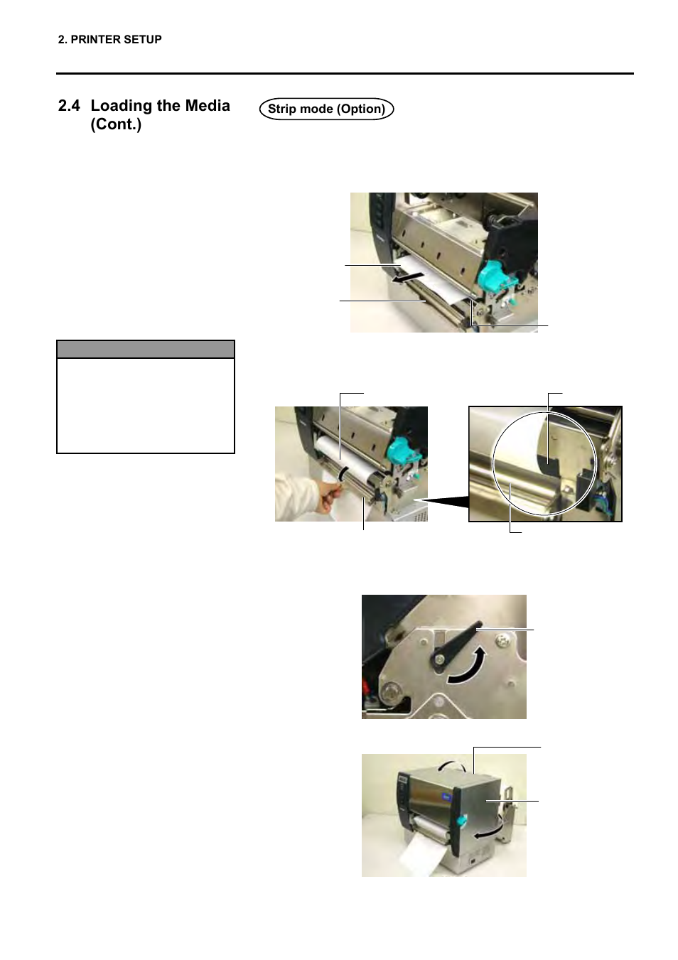 4 loading the media (cont.) | Toshiba EO1-33057 User Manual | Page 25 / 139