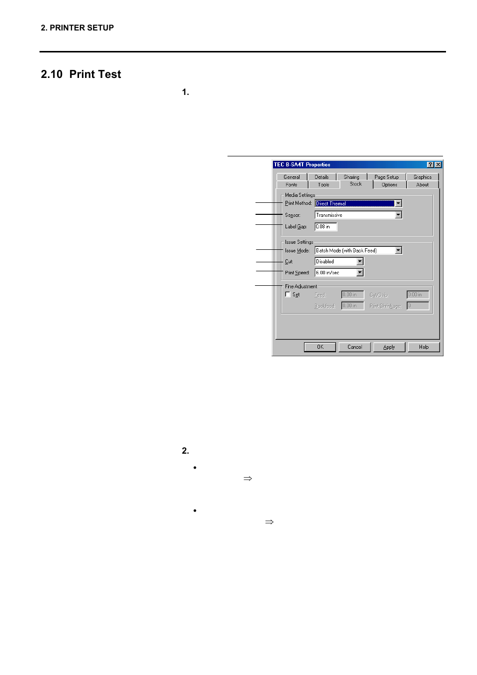 10 print test | Toshiba EO1-33057 User Manual | Page 82 / 139