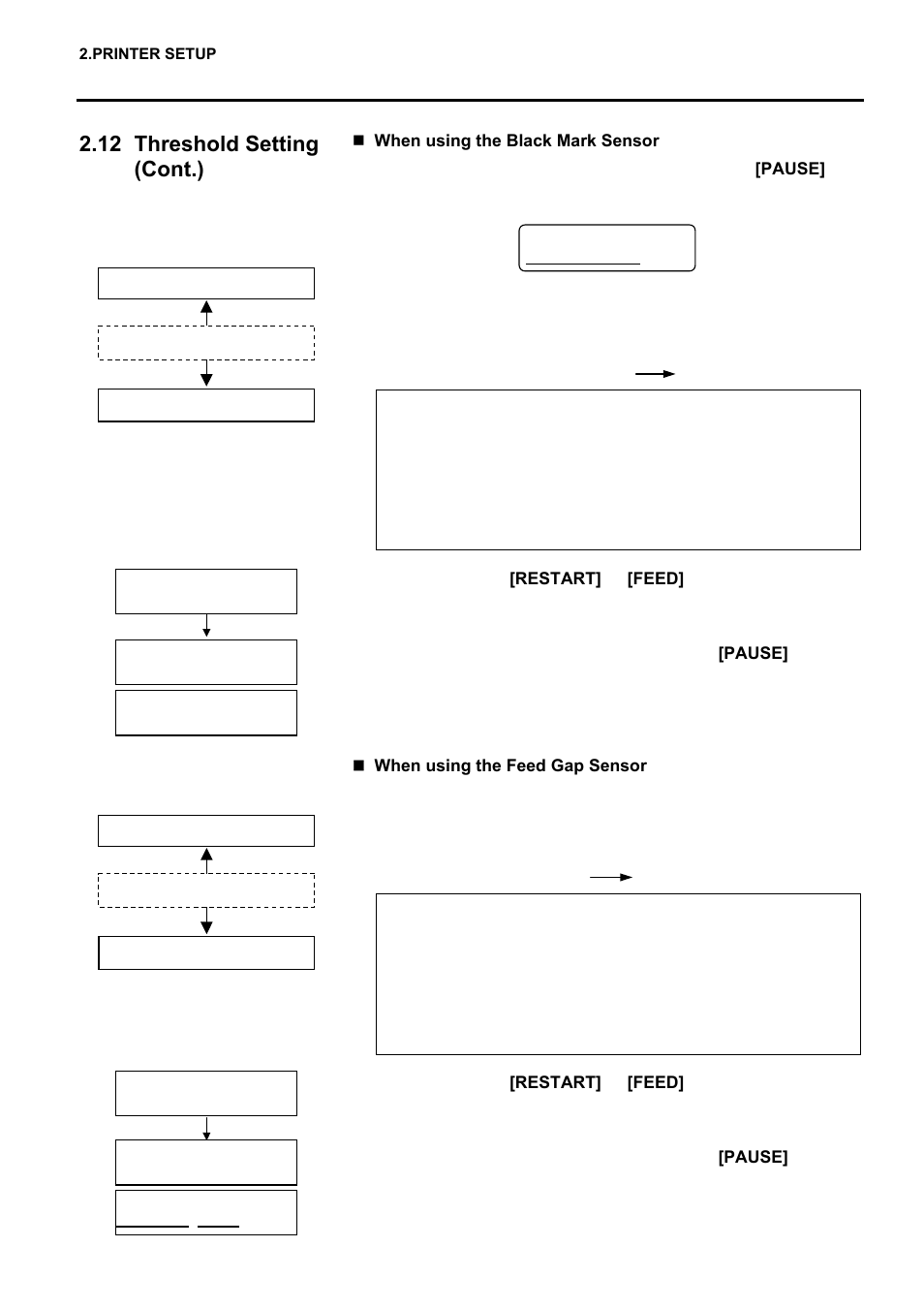 12 threshold setting (cont.) | Toshiba EO1-33057 User Manual | Page 94 / 139