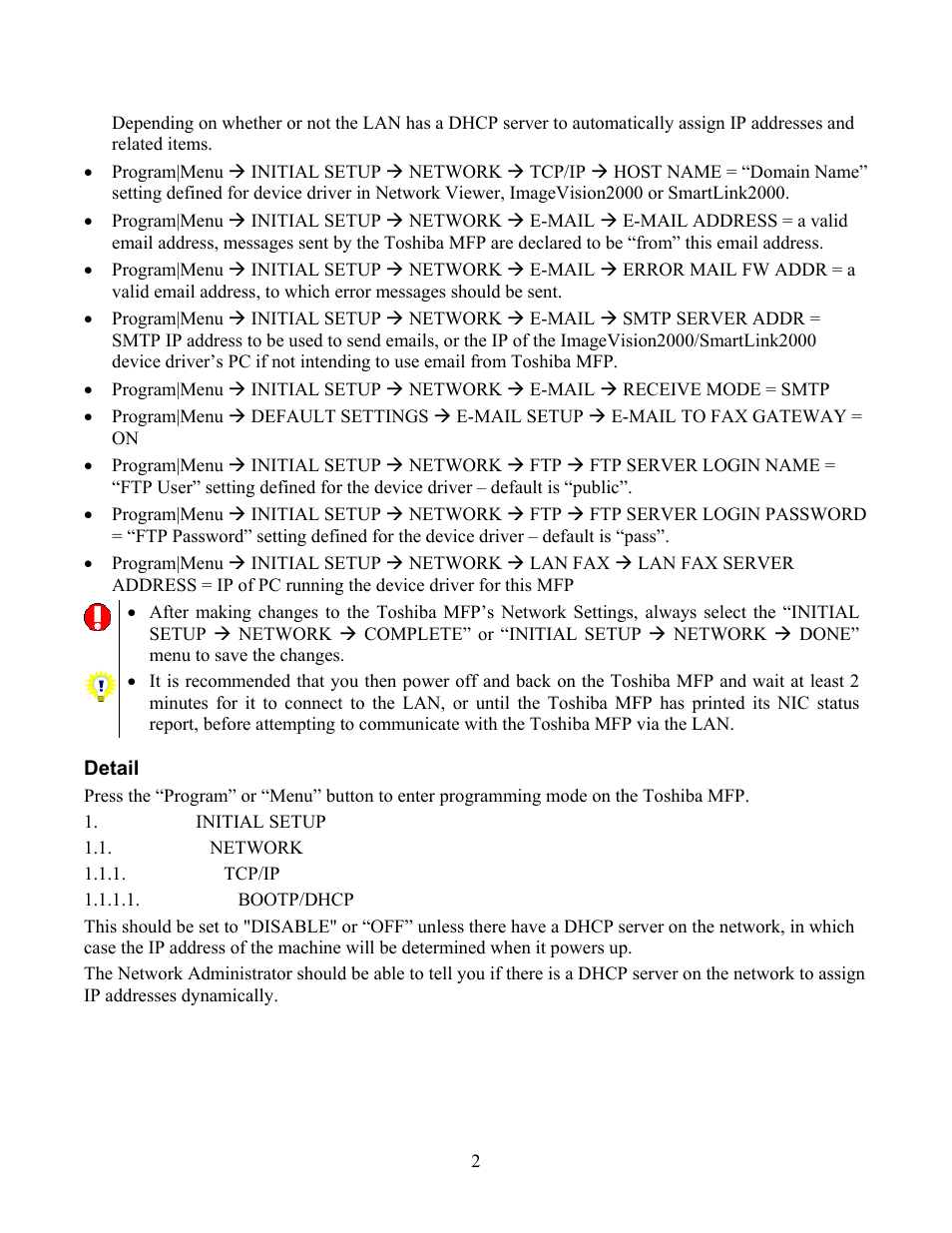 Toshiba DP125F User Manual | Page 2 / 14