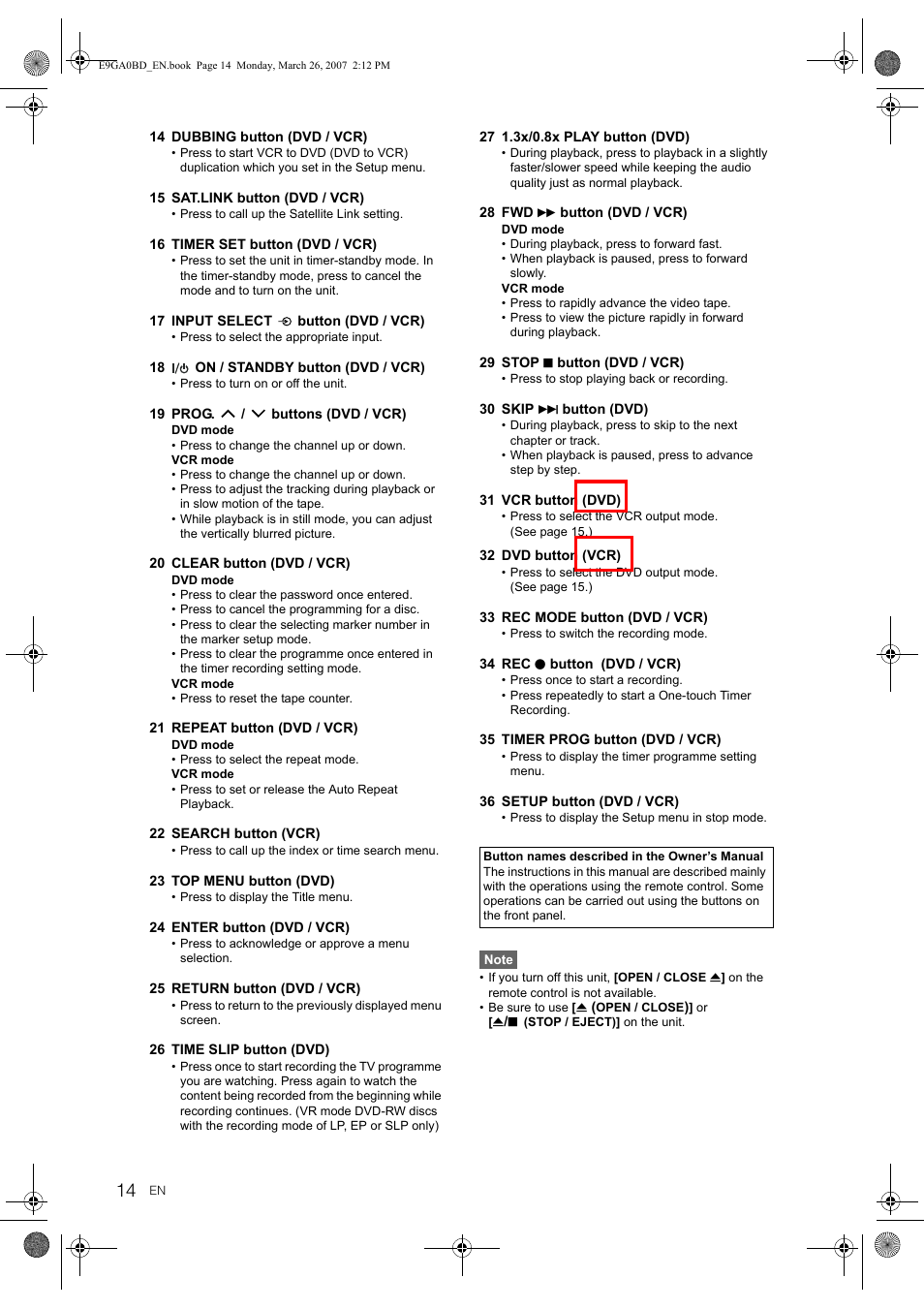Toshiba D-VR17KB User Manual | Page 14 / 83