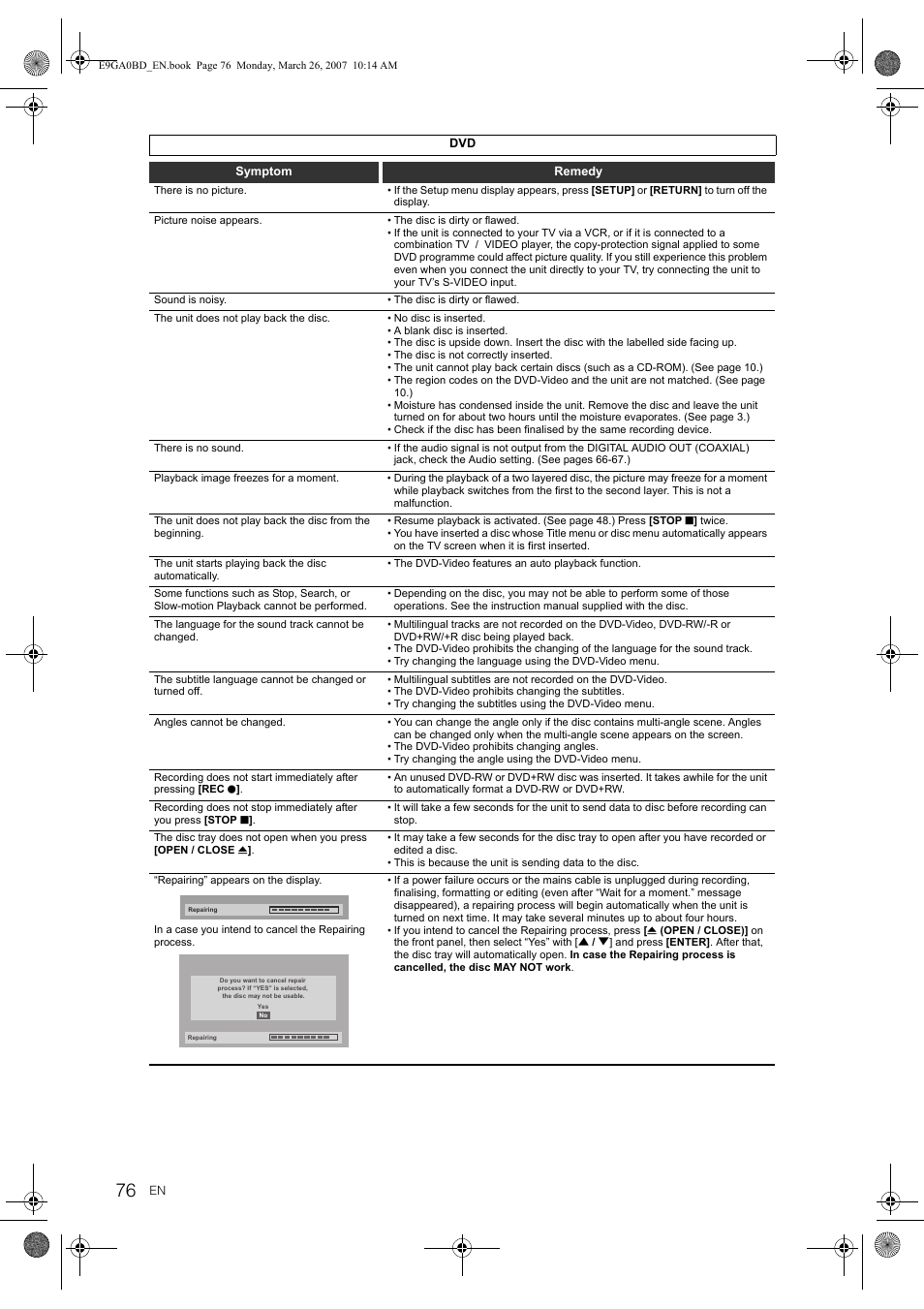 Toshiba D-VR17KB User Manual | Page 76 / 83