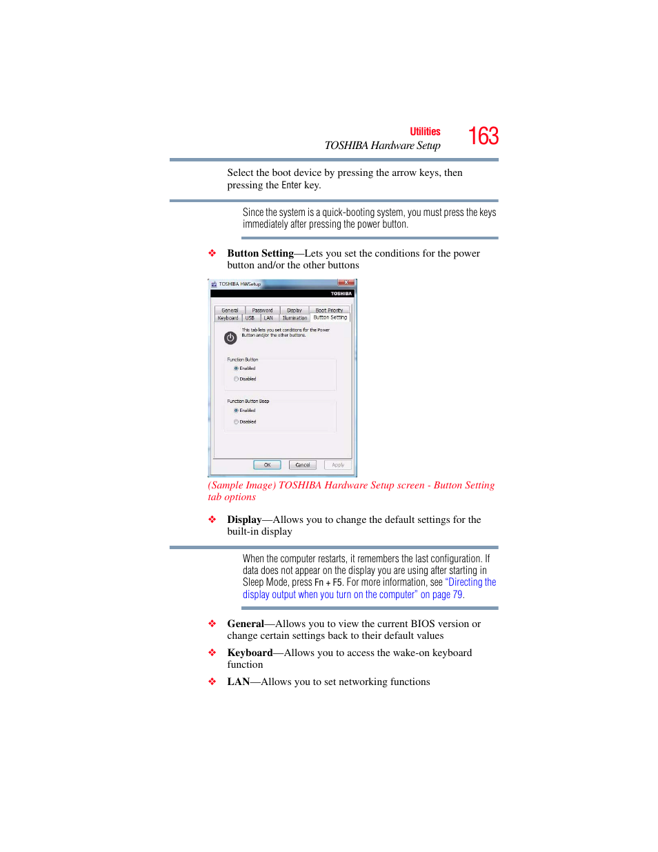 Toshiba SATELLITE P500 User Manual | Page 163 / 254