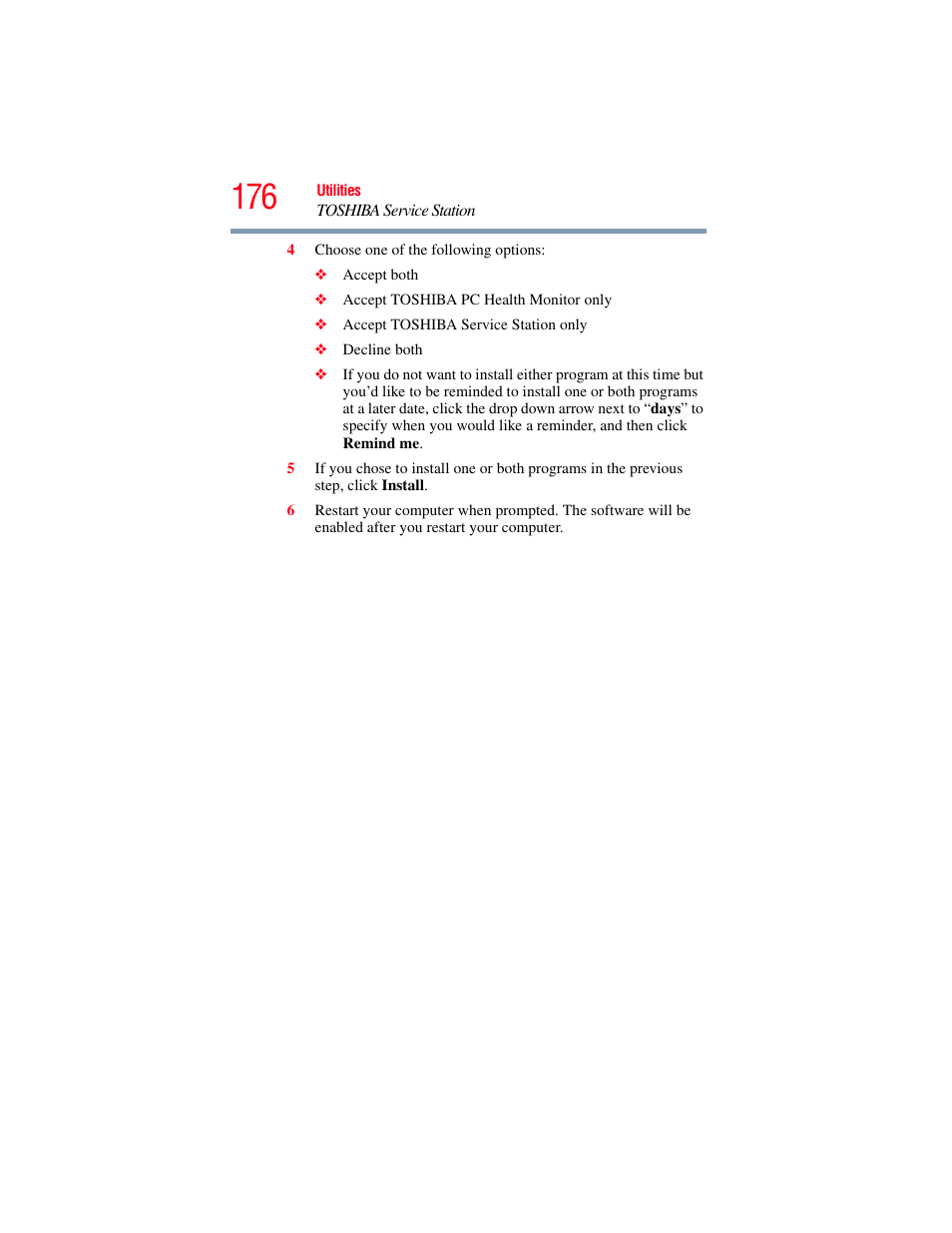 Toshiba SATELLITE P500 User Manual | Page 176 / 254