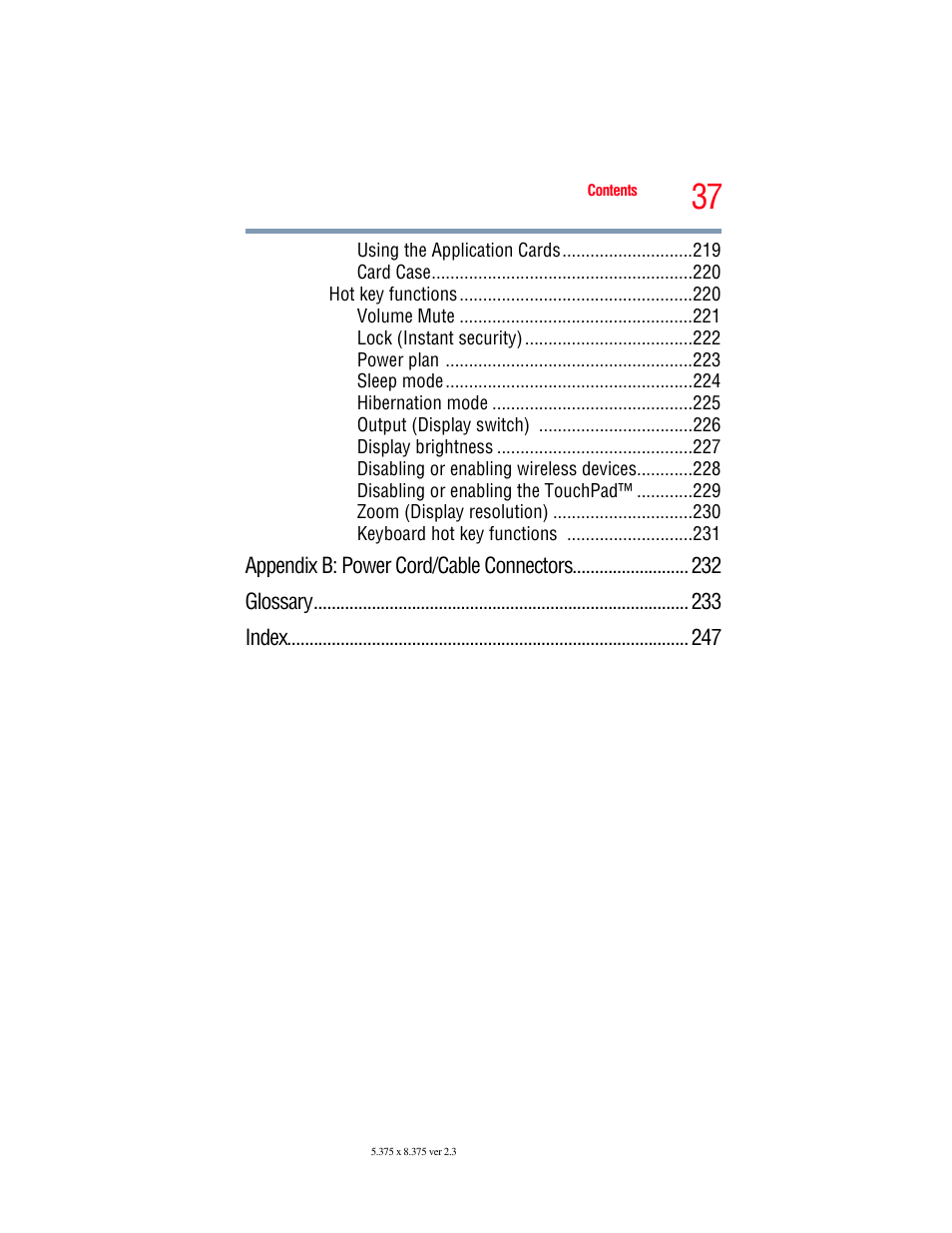 Toshiba SATELLITE P500 User Manual | Page 37 / 254