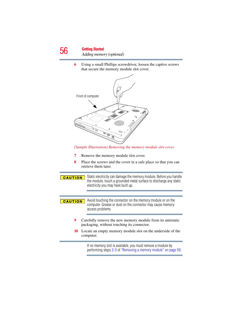 Toshiba SATELLITE P500 User Manual | Page 56 / 254