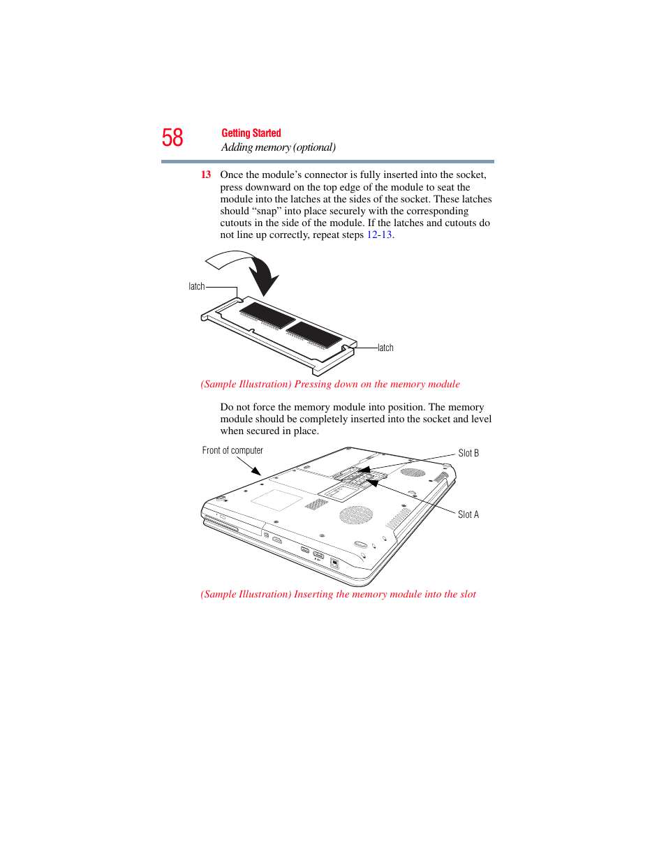 Toshiba SATELLITE P500 User Manual | Page 58 / 254