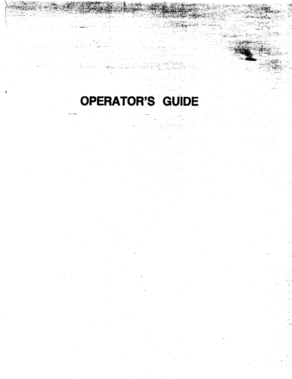 Operator’s guide | Toshiba TEC MA-1700 User Manual | Page 3 / 158