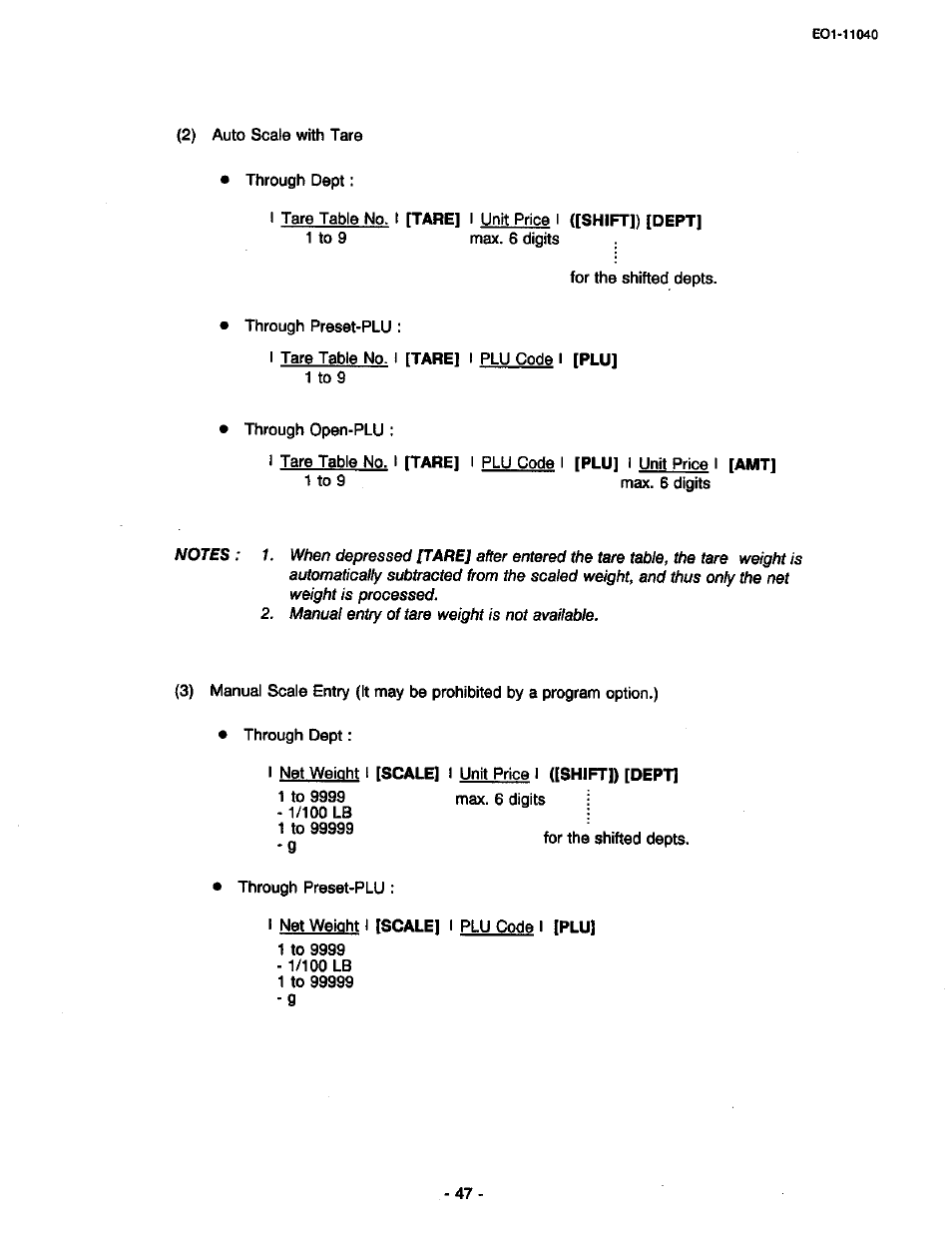 Toshiba TEC MA-1700 User Manual | Page 53 / 158