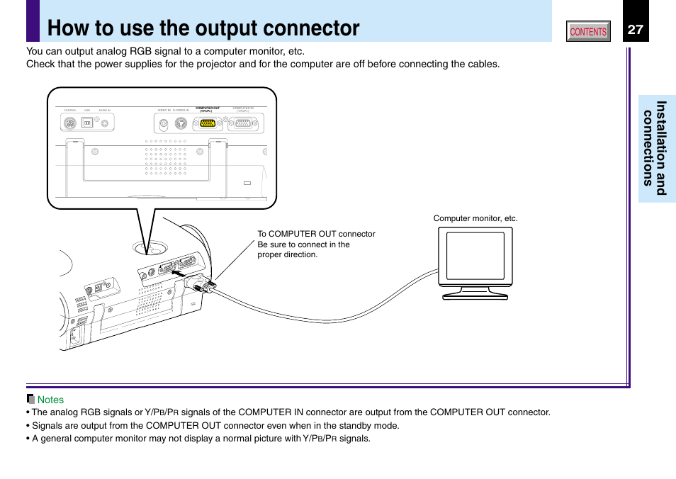 Toshiba TLP560 User Manual | Page 27 / 78