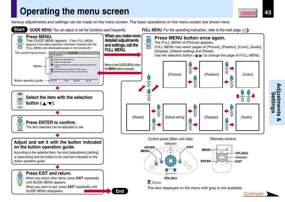 Toshiba TLP560 User Manual | Page 43 / 78