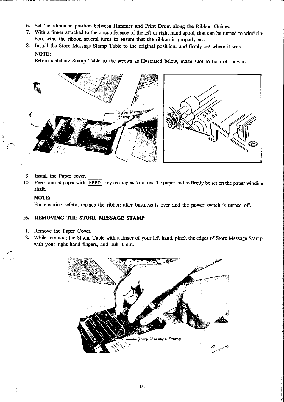 Toshiba MA-120 Series User Manual | Page 17 / 19