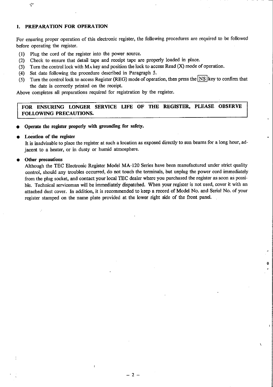 Toshiba MA-120 Series User Manual | Page 4 / 19