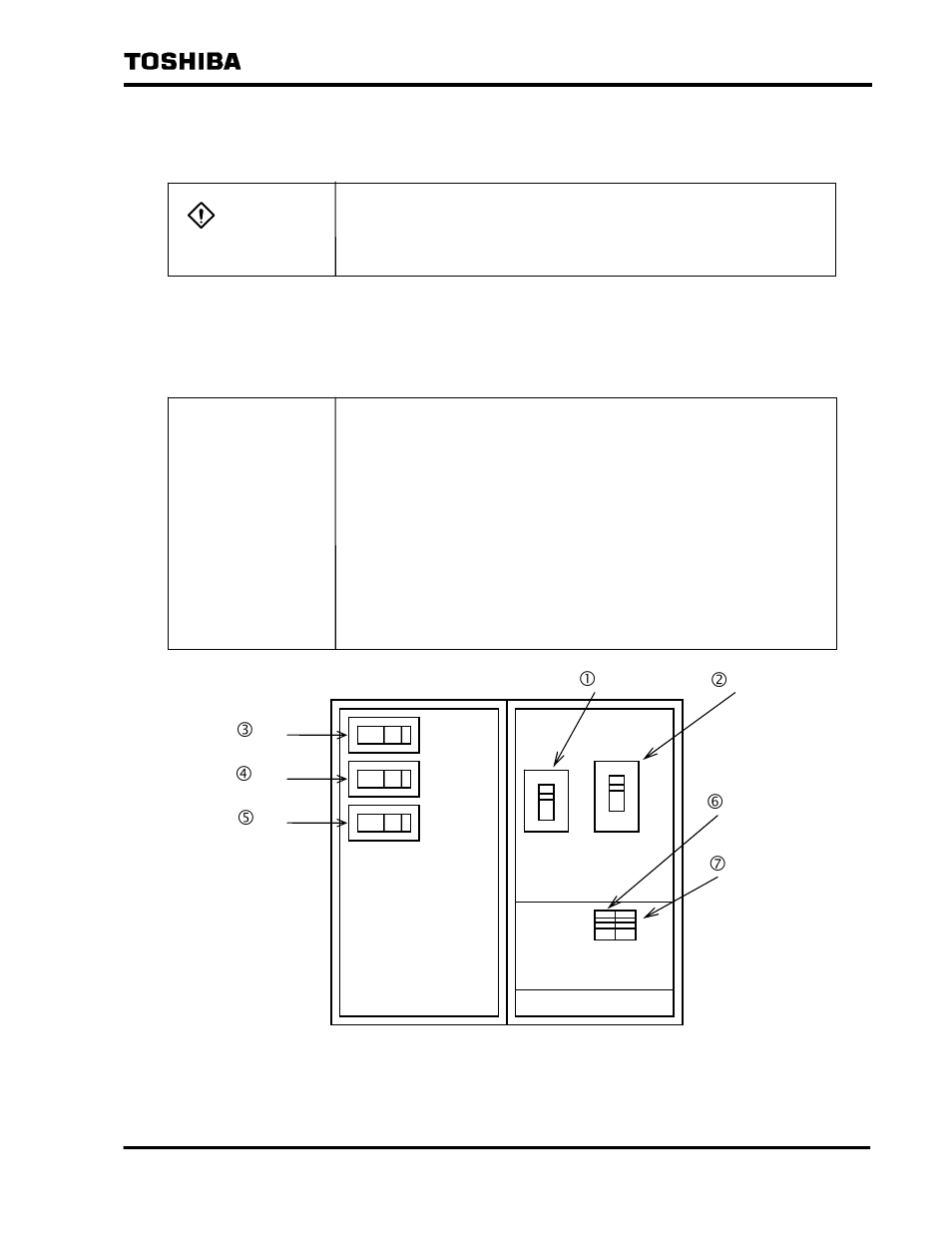 Controls and circuit configuration, Warnin g | Toshiba TOSNIC-7000S User Manual | Page 13 / 53