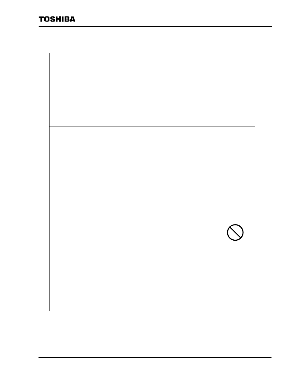 Handling precautions | Toshiba TOSNIC-7000S User Manual | Page 8 / 53