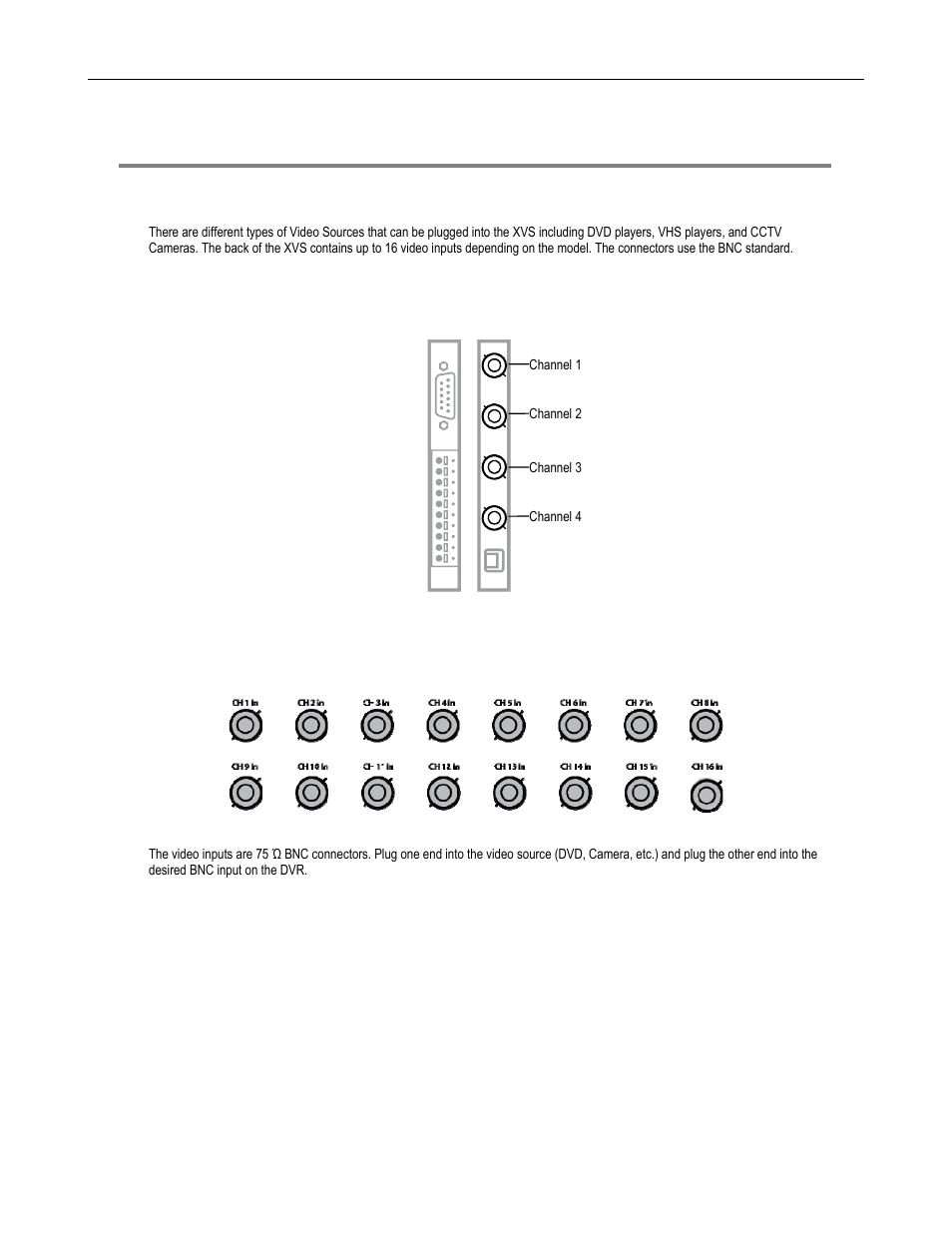 Making connections on an xvs | Toshiba Surveillix XVS Series User Manual | Page 32 / 45