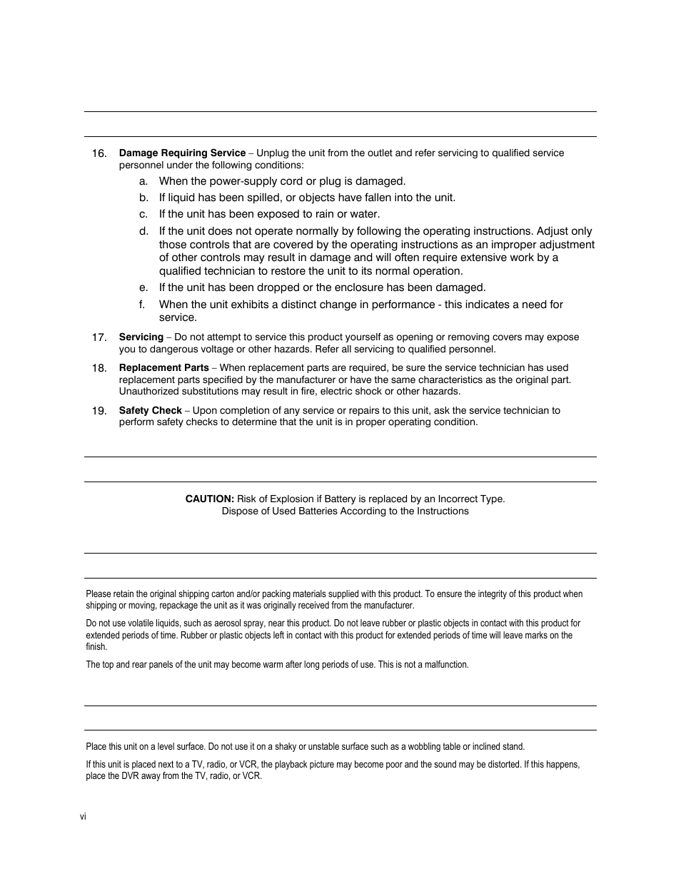 Toshiba Surveillix XVS Series User Manual | Page 6 / 45