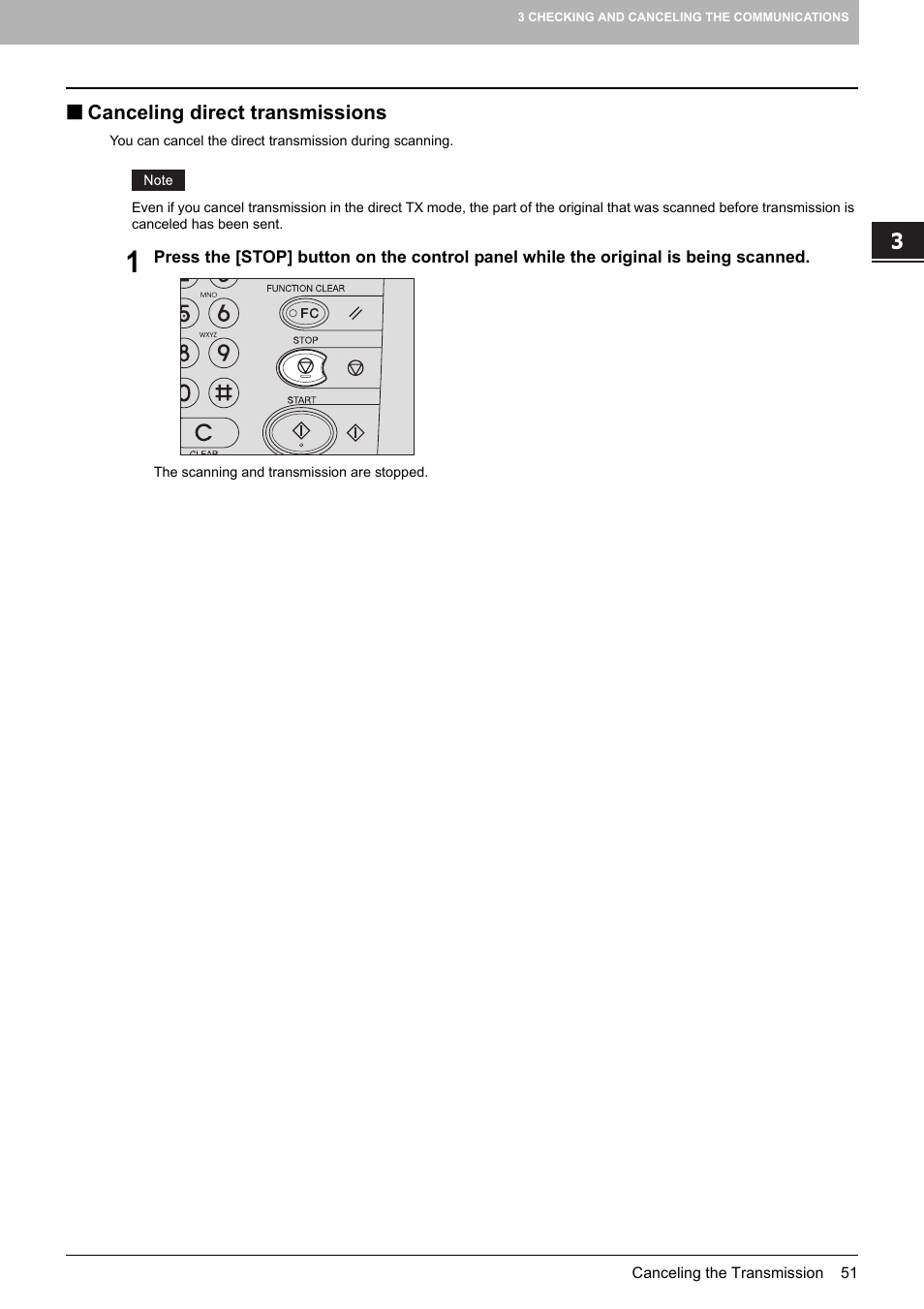 Canceling direct transmissions | Toshiba GD-1250 User Manual | Page 53 / 120