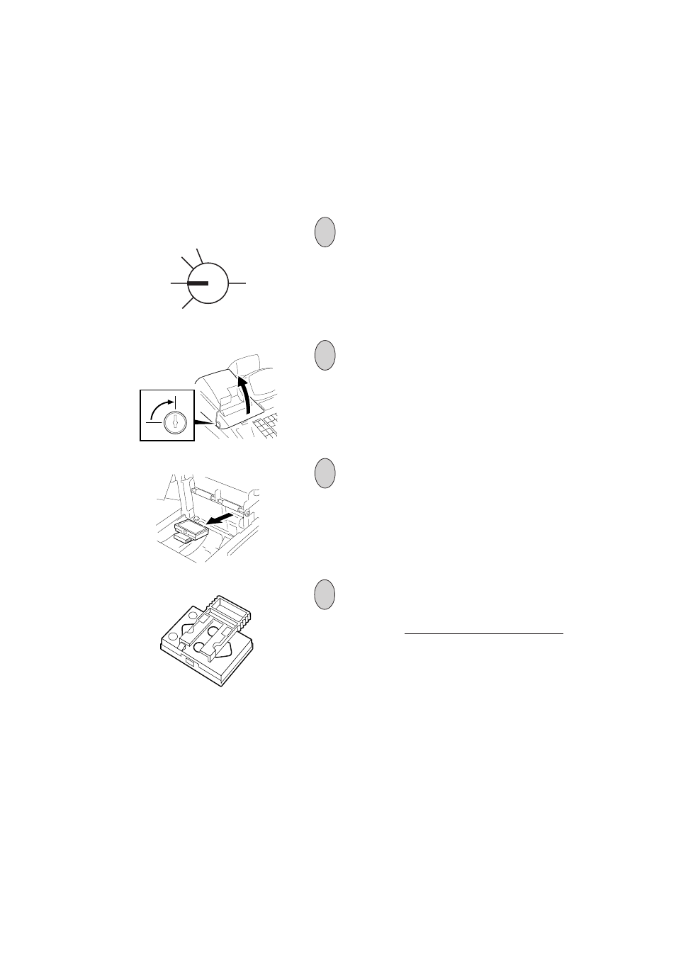 Replenishing ink to the store name stamp, Replenishing ink to the store name stamp 2 1 | Toshiba MA-516-100 User Manual | Page 149 / 166