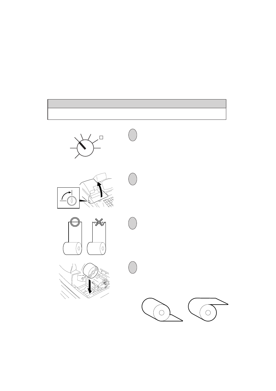 Installing the receipt/journal roll, Installing the receipt roll | Toshiba MA-516-100 User Manual | Page 20 / 166