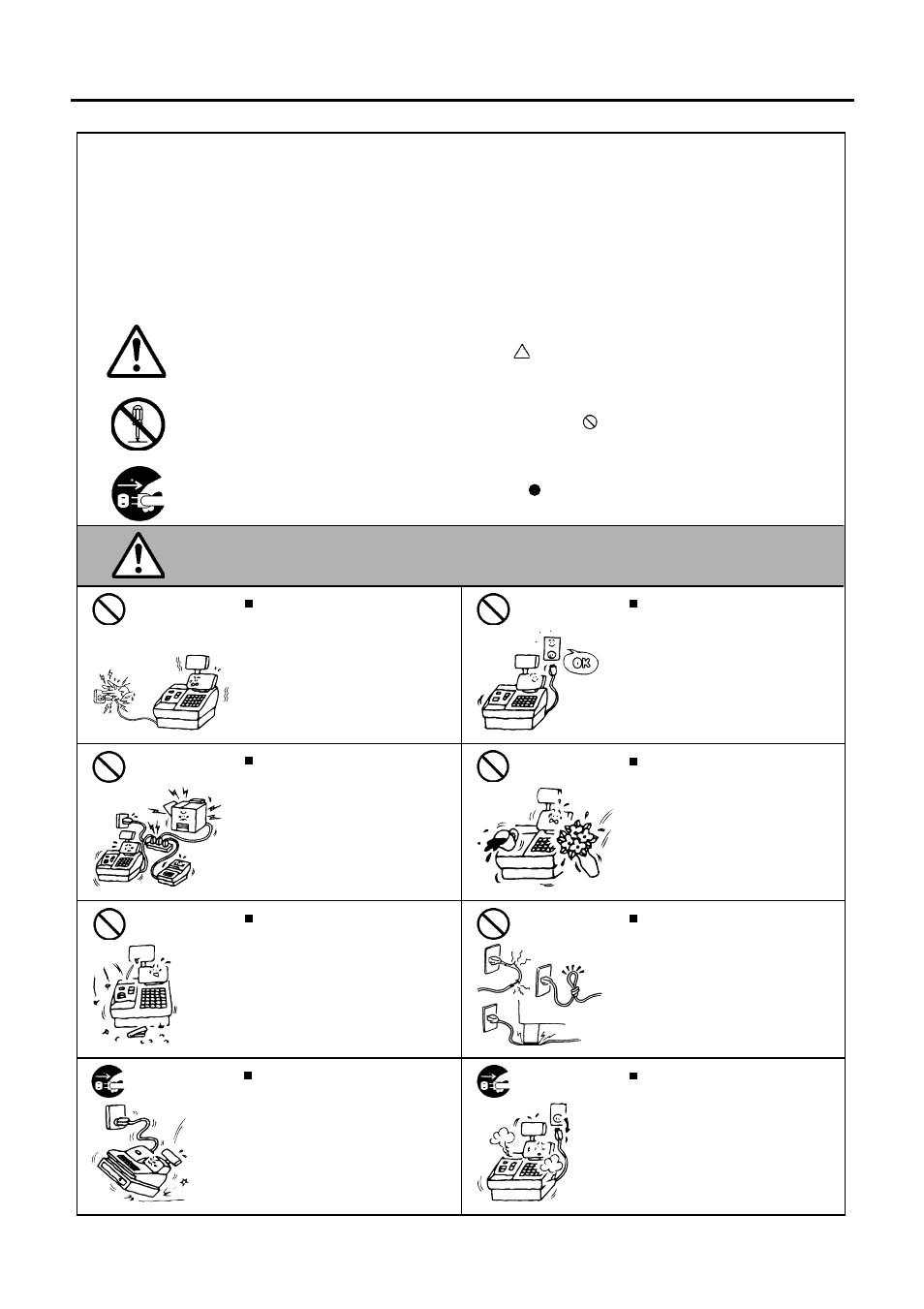 Warning, Safety summary, Meanings of each symbol | Toshiba MA-516-100 User Manual | Page 3 / 166