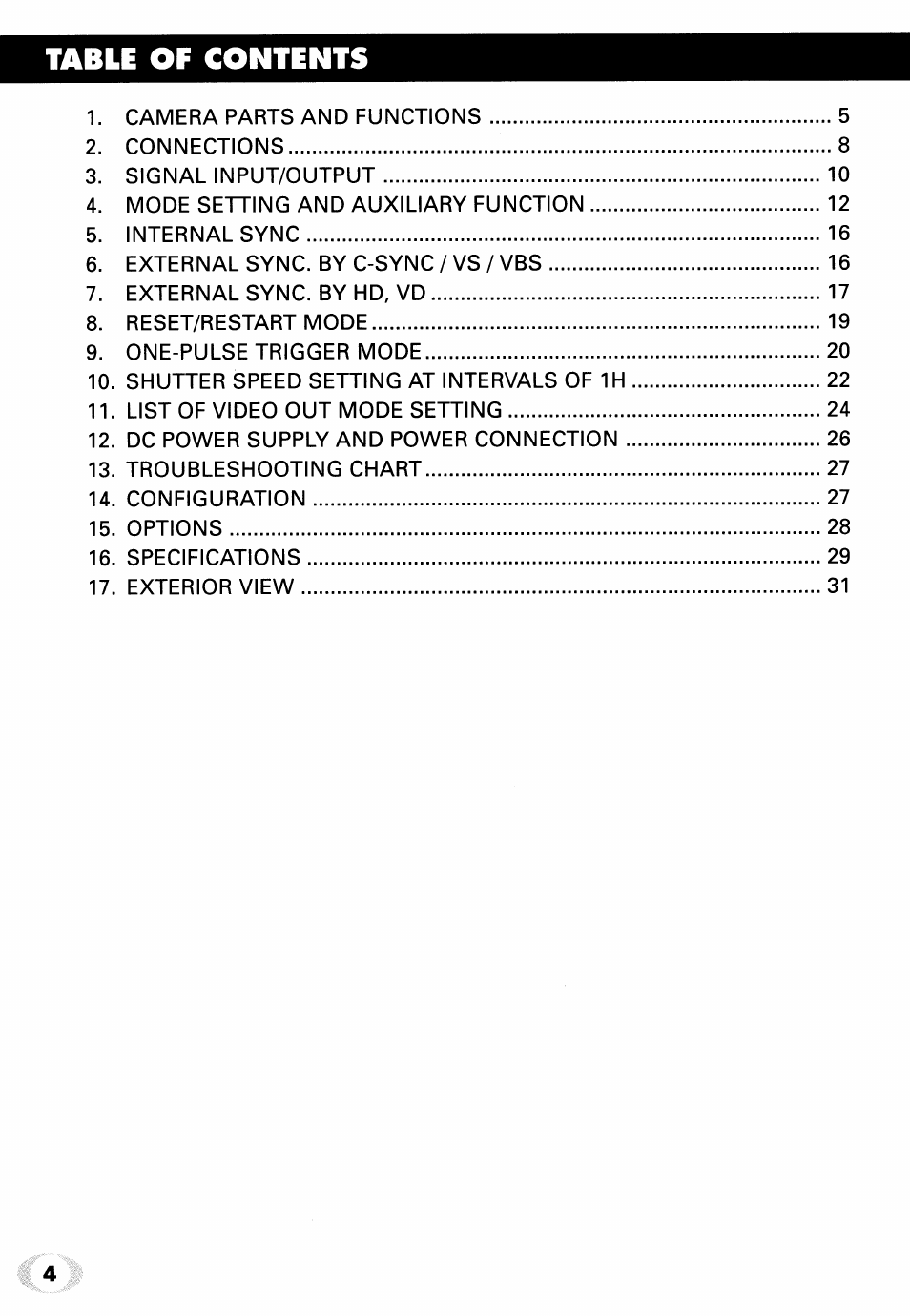 Toshiba IK-M41R2 User Manual | Page 4 / 32