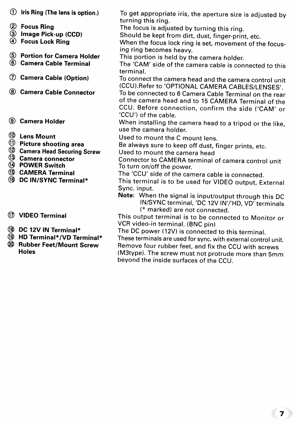 Toshiba IK-M41R2 User Manual | Page 7 / 32